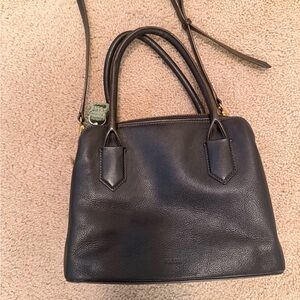 Fossil Black Leather Handbag